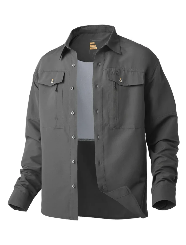 Geoff Anderson Ezmar Midweight Shirt, kolor: Soft Grey