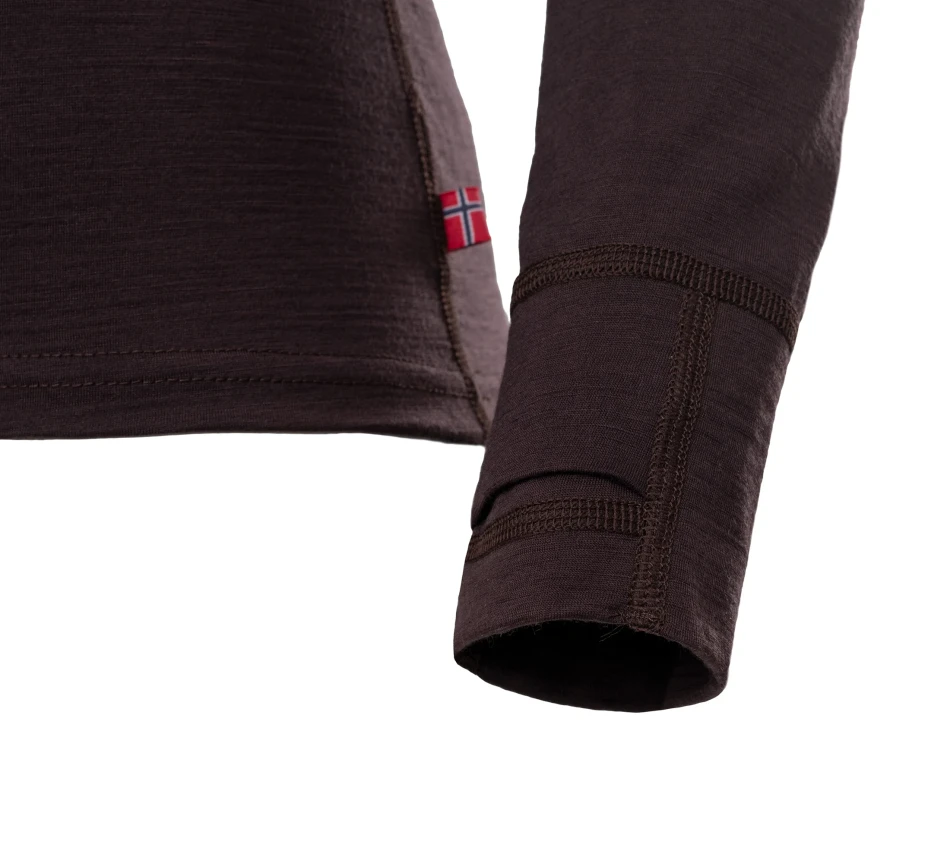 Aclima LightWool 180 Polo w/zip W, kolor: 414 - Chocolate Plum