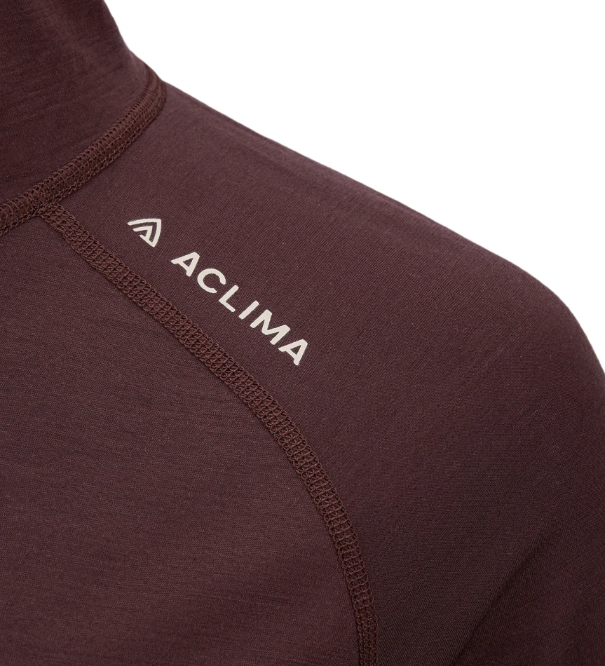 Aclima LightWool 180 Hoodie W, kolor: 414 - Chocolate Plum
