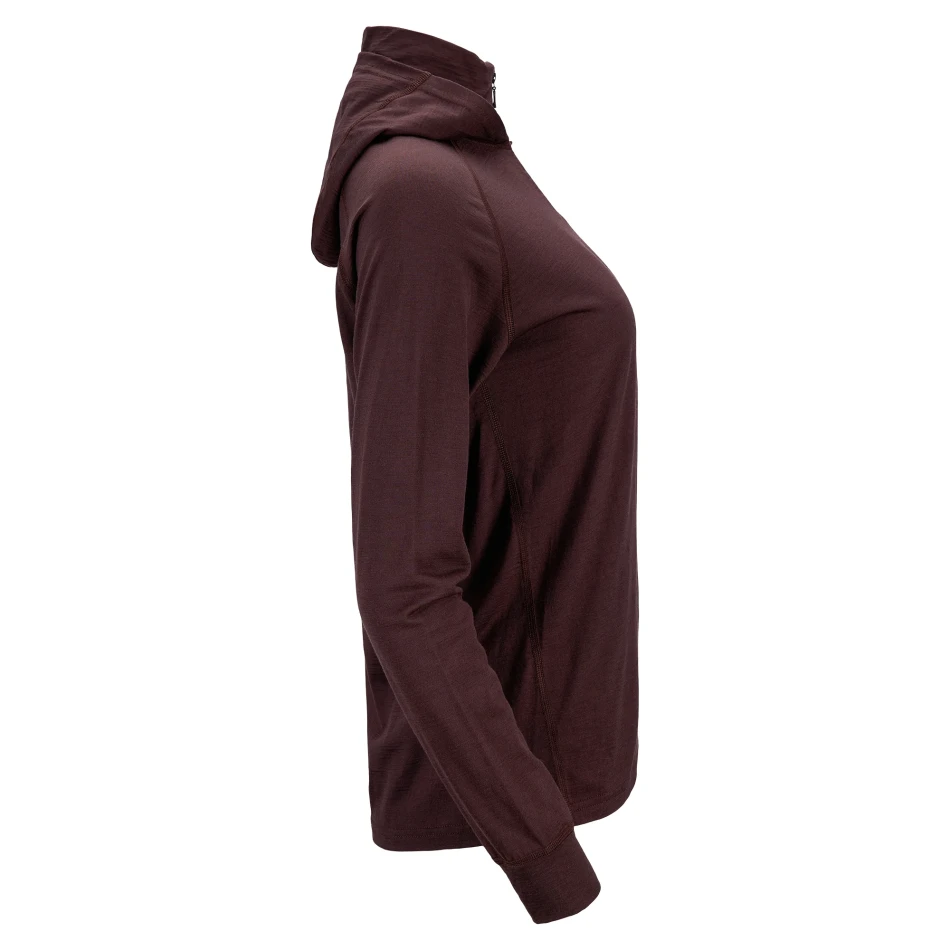 Aclima LightWool 180 Hoodie W, kolor: 414 - Chocolate Plum