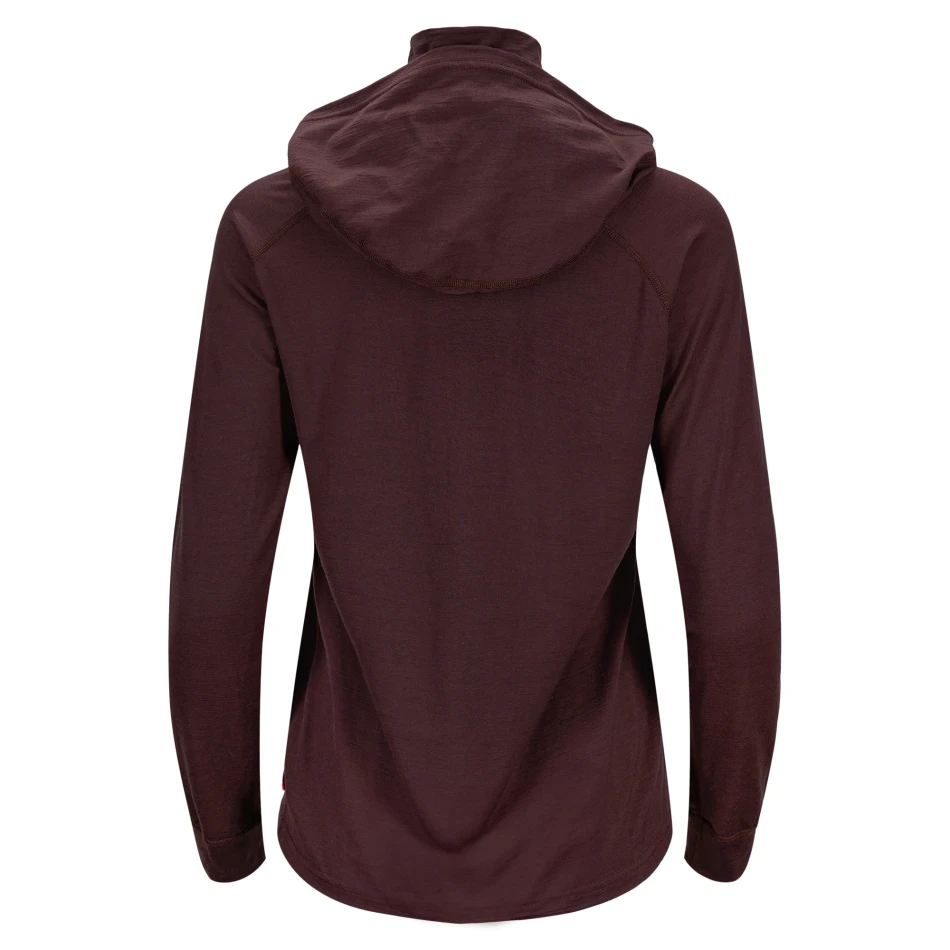 Aclima LightWool 180 Hoodie W, kolor: 414 - Chocolate Plum