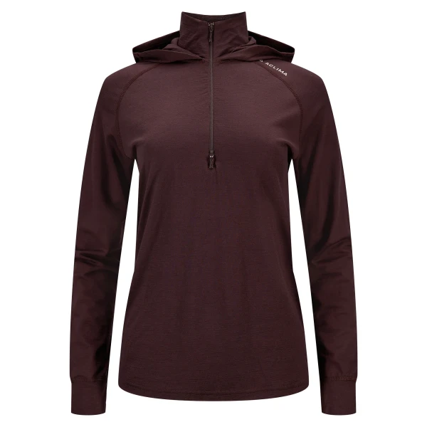 Aclima LightWool 180 Hoodie W, kolor: 414 - Chocolate Plum