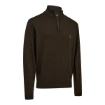Harrington 1/2 Zip Knit, kolor: 591 - Brown Melange