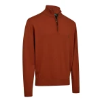 Harrington 1/2 Zip Knit, kolor: 611 - Oak Rust Melange