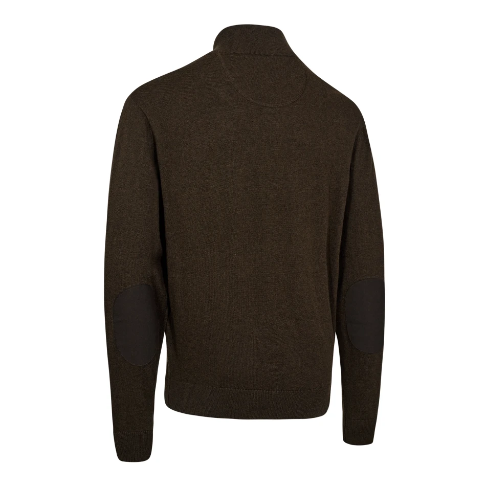 Harrington 1/2 Zip Knit, kolor: 591 - Brown Melange
