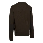 Harrington V-Neck Knit, kolor: 591 - Brown Melange