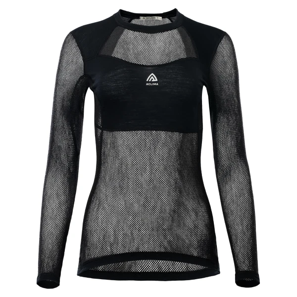 Aclima WoolNet Light Crewneck W, kolor: 123 - Jet Black