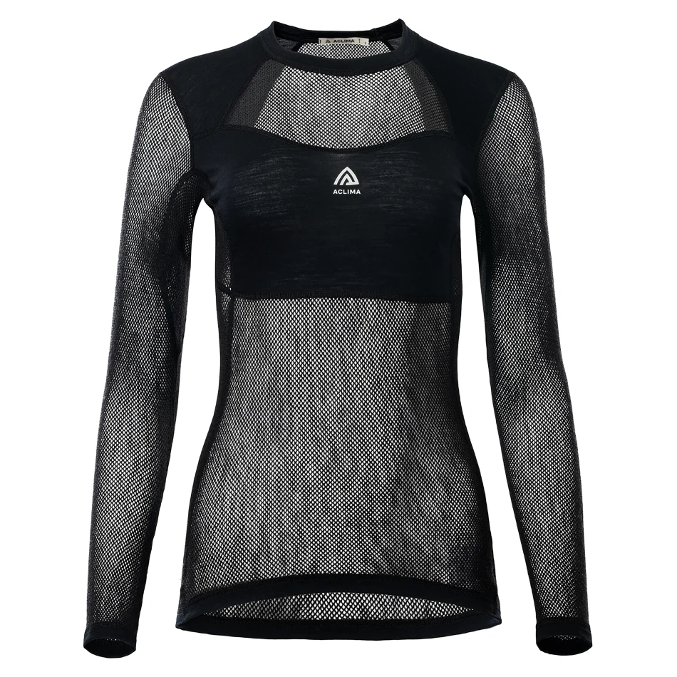 Aclima WoolNet Light Crewneck W, kolor: 123 - Jet Black