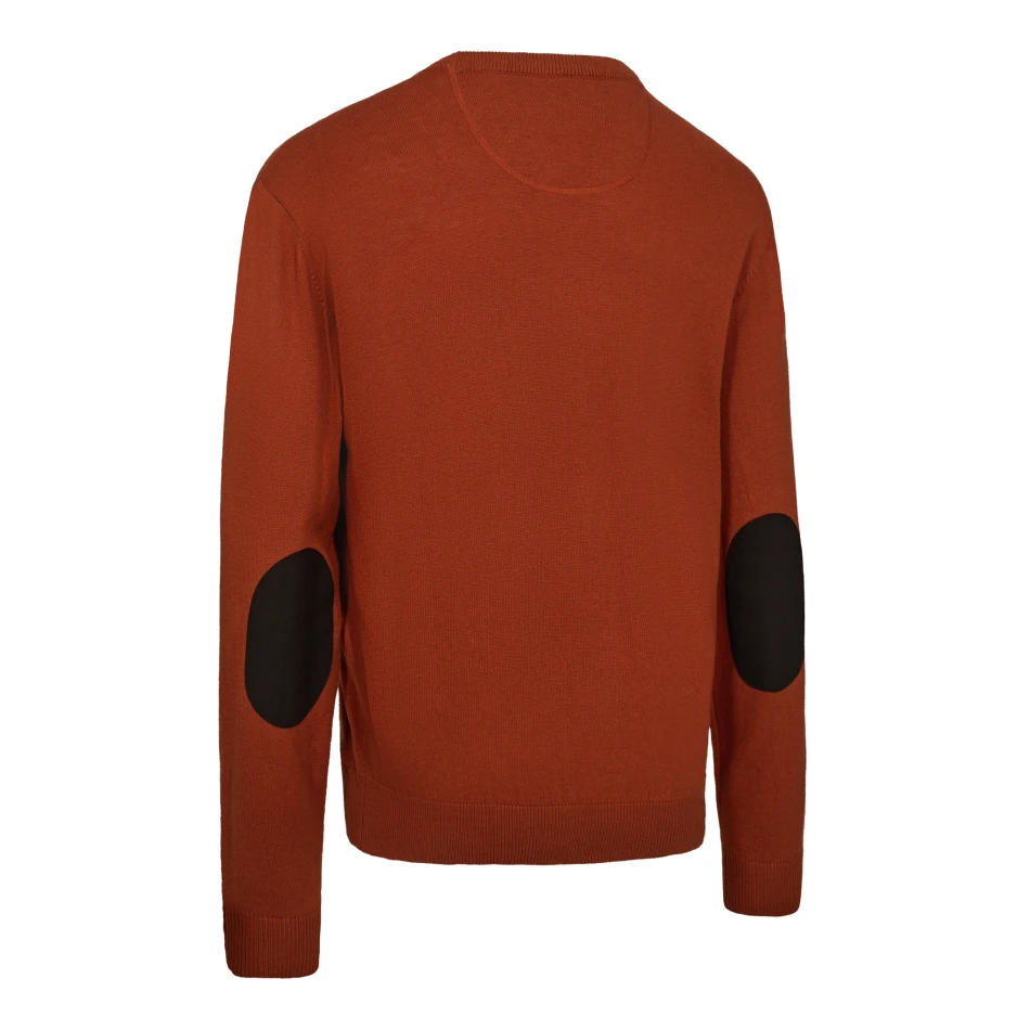 Harrington O-Neck Knit, kolor: 611 - Oak Rust Melange