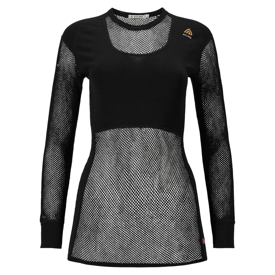Aclima WoolNet Original Crewneck W, kolor: 123 - Jet Black
