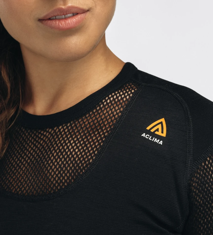 Aclima WoolNet Original Crewneck W, kolor: 123 - Jet Black