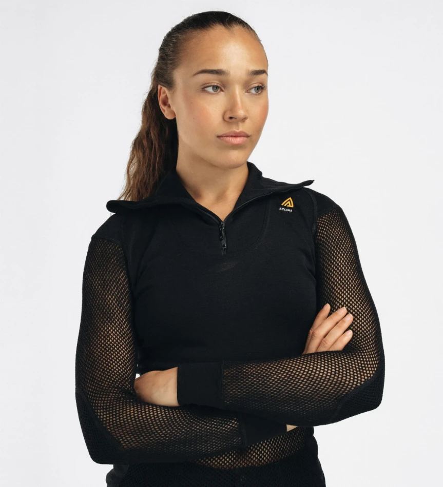 Aclima WoolNet Original Polo W, kolor: 123 - Jet Black