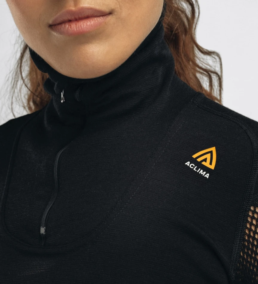 Aclima WoolNet Original Polo W, kolor: 123 - Jet Black