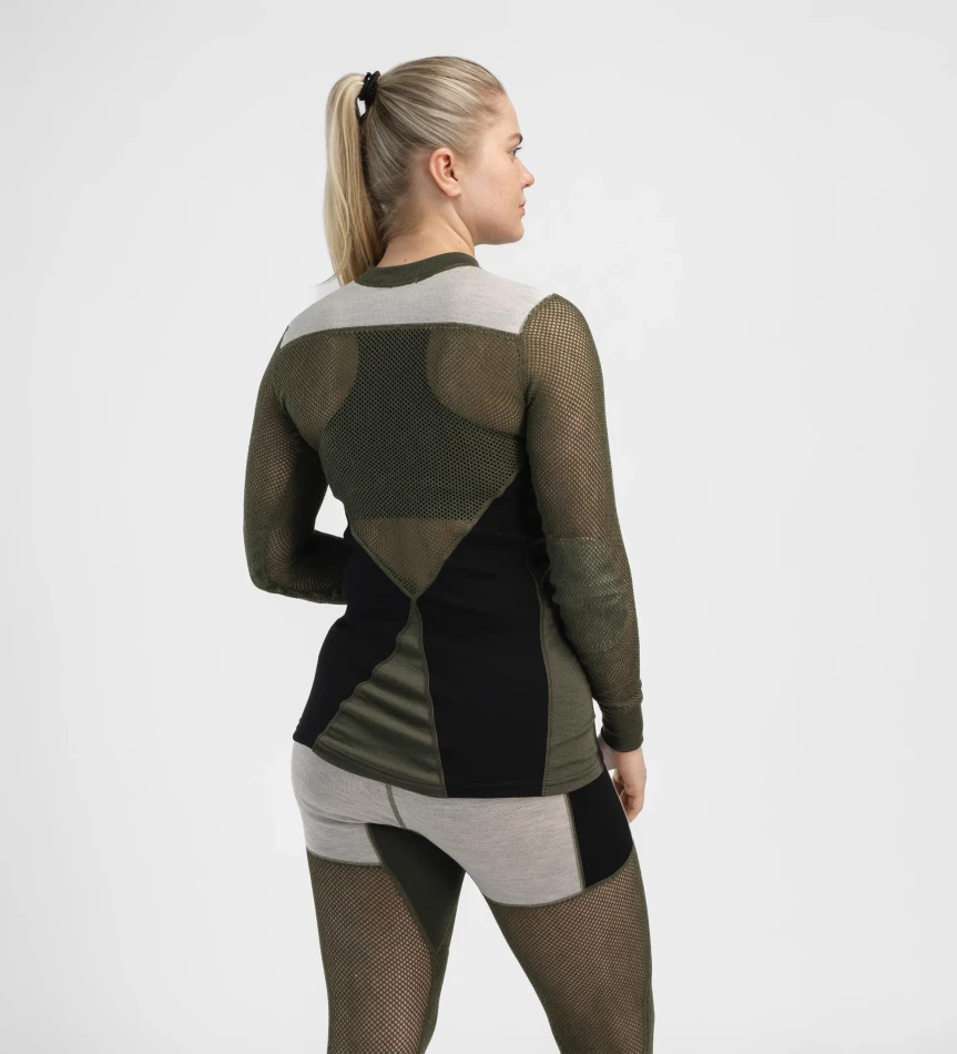Aclima WoolNet Hybrid Crewneck W