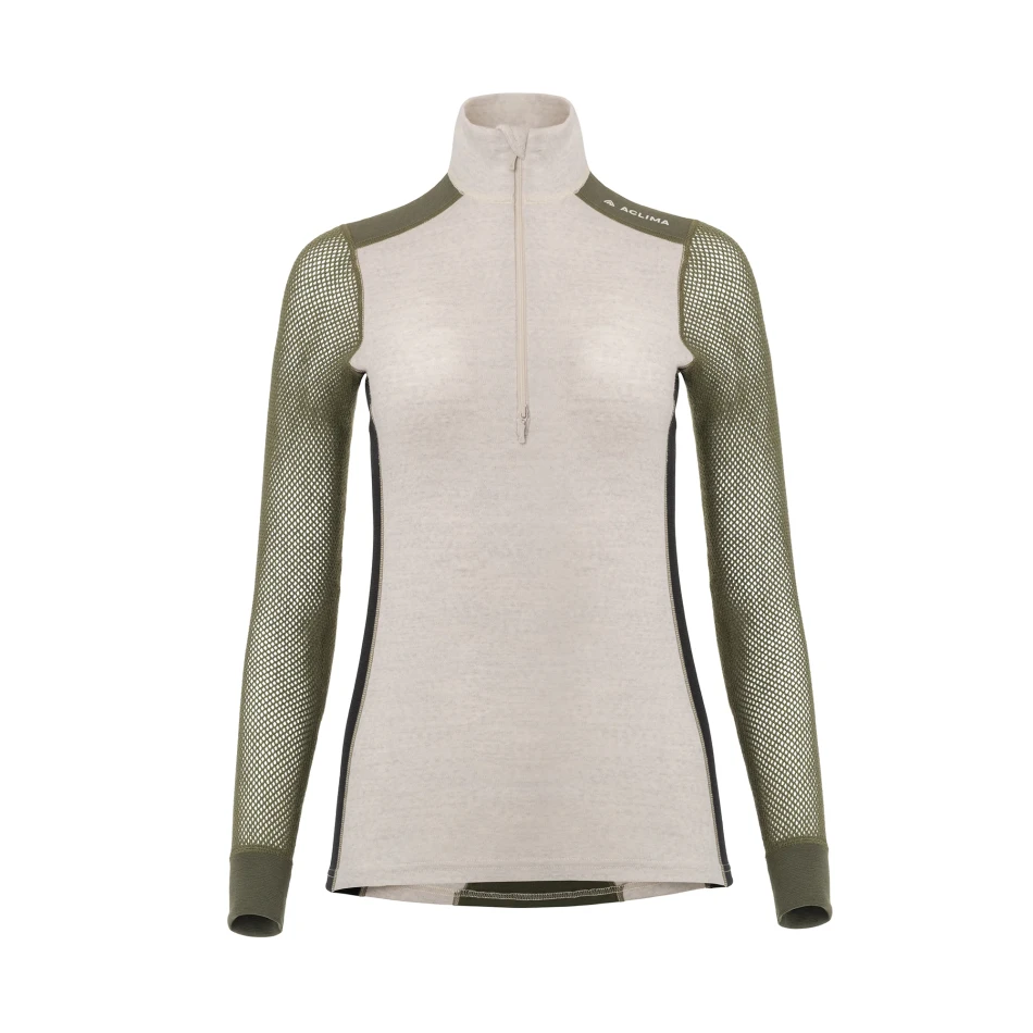 Aclima WoolNet Hybrid Mockneck W