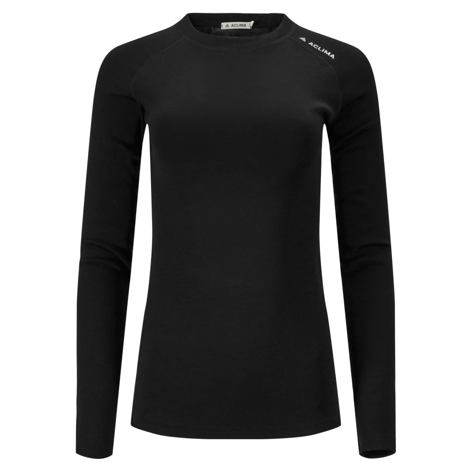 Aclima WarmWool Crewneck W, kolor: 123 - Jet Black
