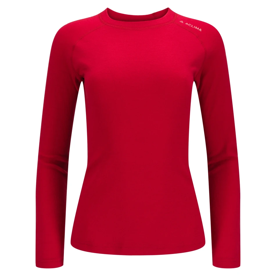 Aclima WarmWool Crewneck W, kolor: 377 - Jester Red