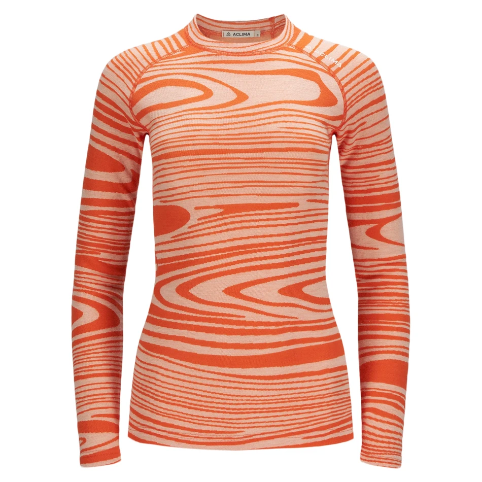 Aclima WarmWool Crewneck W, kolor: 423 - Signature Motion