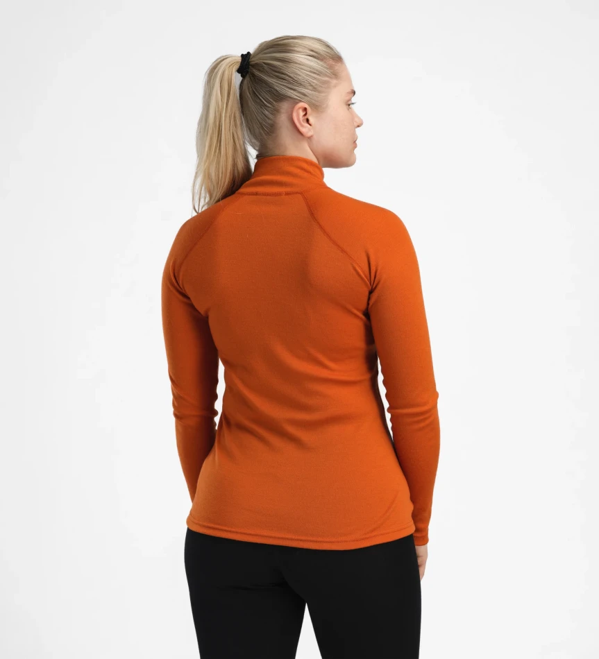 Aclima WarmWool Mockneck W, kolor: 420 - Gold Flame