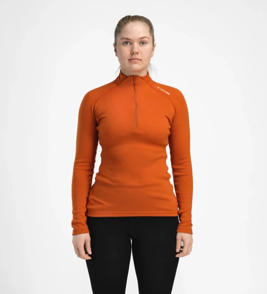 Aclima WarmWool Mockneck W, kolor: 420 - Gold Flame