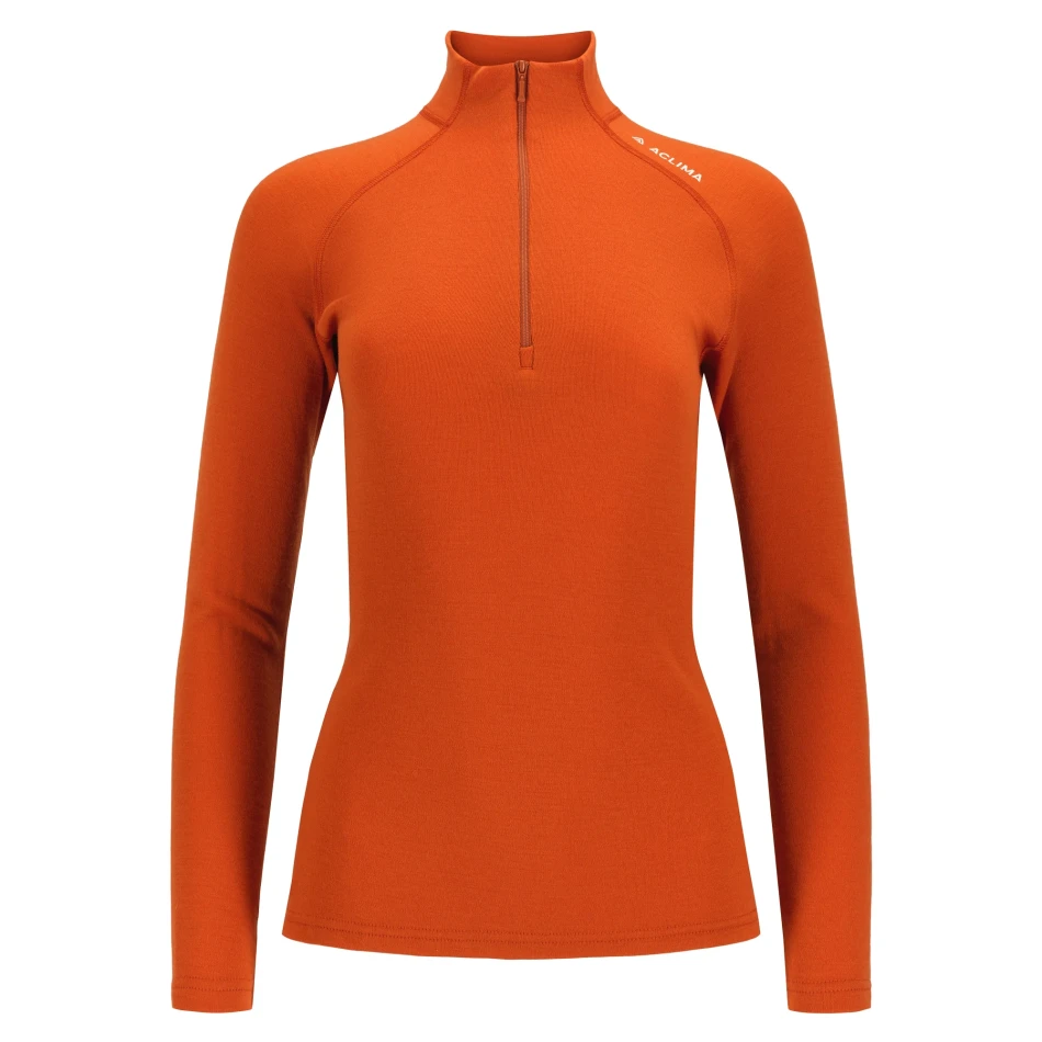 Aclima WarmWool Mockneck W, kolor: 420 - Gold Flame