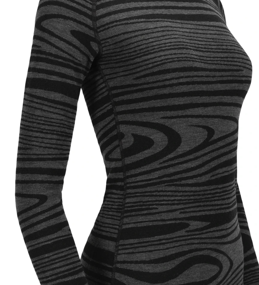 Aclima WarmWool Roll Neck W, kolor: 422 - Black Motion