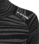 Aclima WarmWool Roll Neck W, kolor: 422 - Black Motion