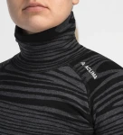 Aclima WarmWool Roll Neck W, kolor: 422 - Black Motion