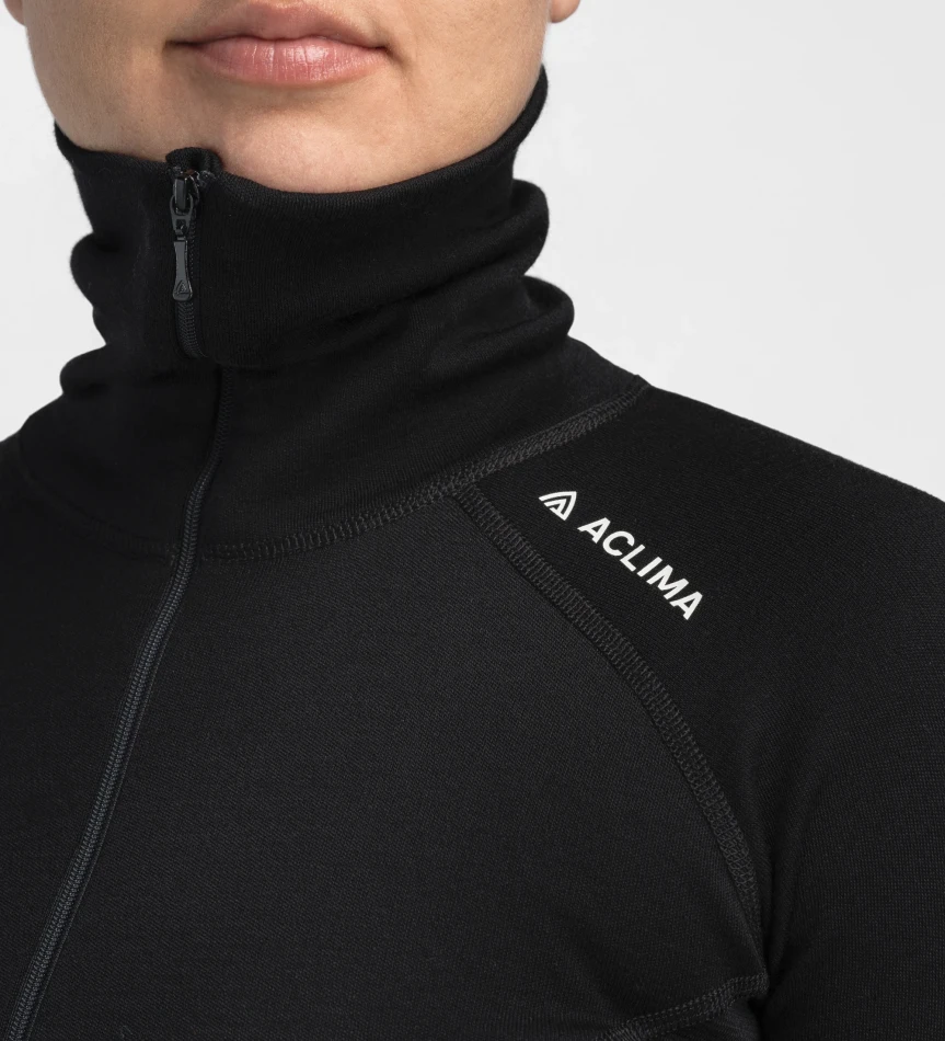 Aclima WarmWool Polo W, kolor: 123 - Jet Black