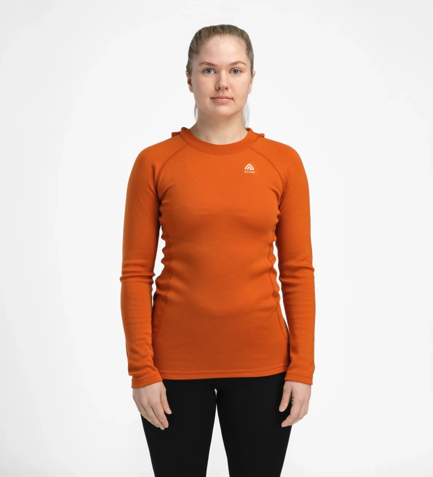 Aclima WarmWool Hoodsweater W, kolor: 420 - Gold Flame