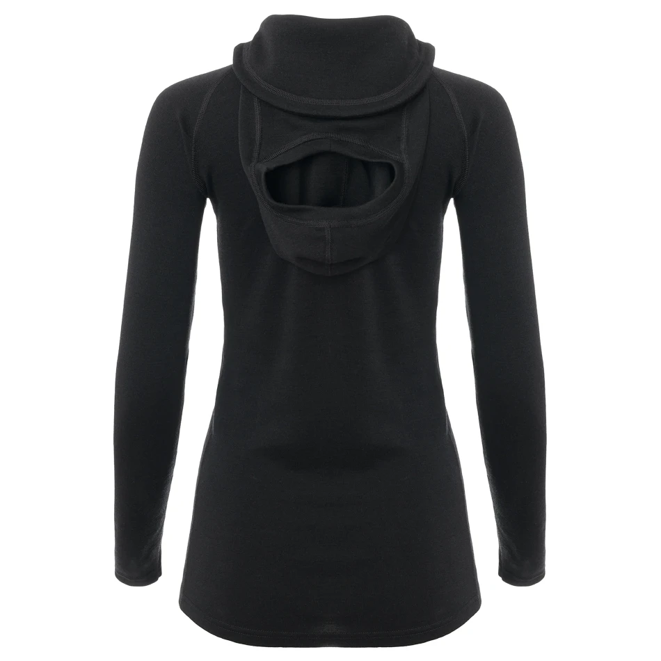 Aclima WarmWool Hoodsweater W, kolor: 123 - Jet Black