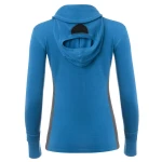 Aclima WarmWool Hoodsweater w/zip W, kolor: 388 - Corsair/Marengo