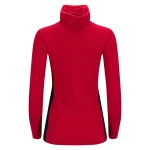 Aclima WarmWool Hoodsweater w/zip W, kolor: 426 - Jester Red/Jet Black