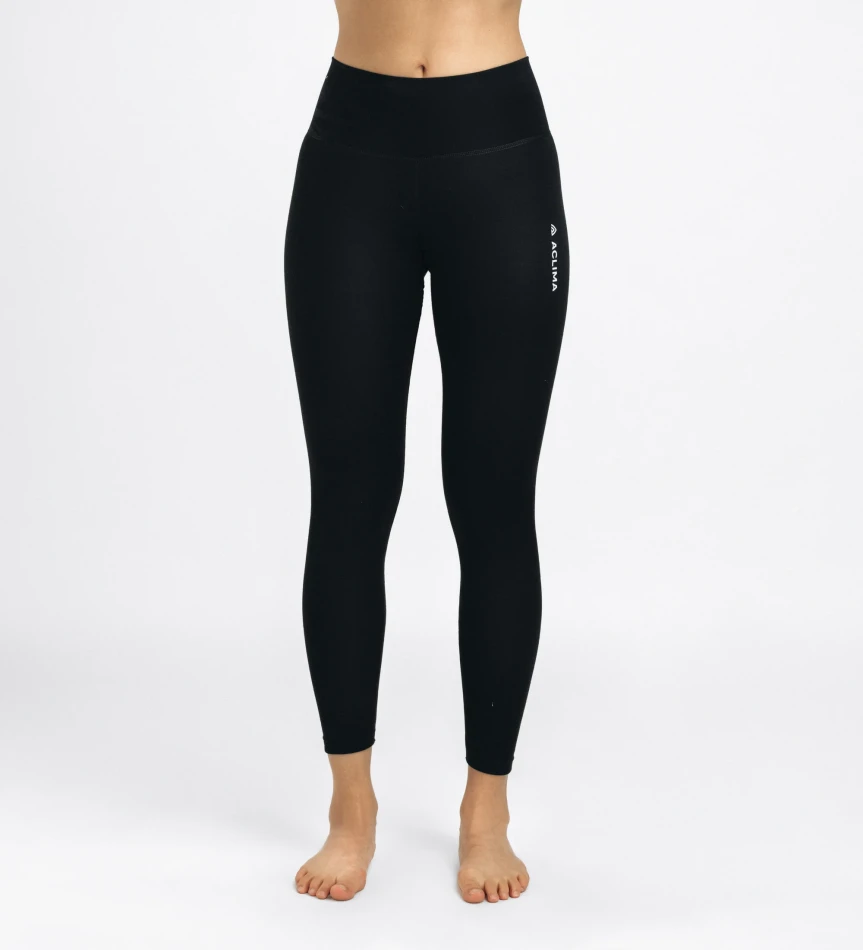 Aclima WarmWool Longs High Waist W, kolor: 123 - Jet Black