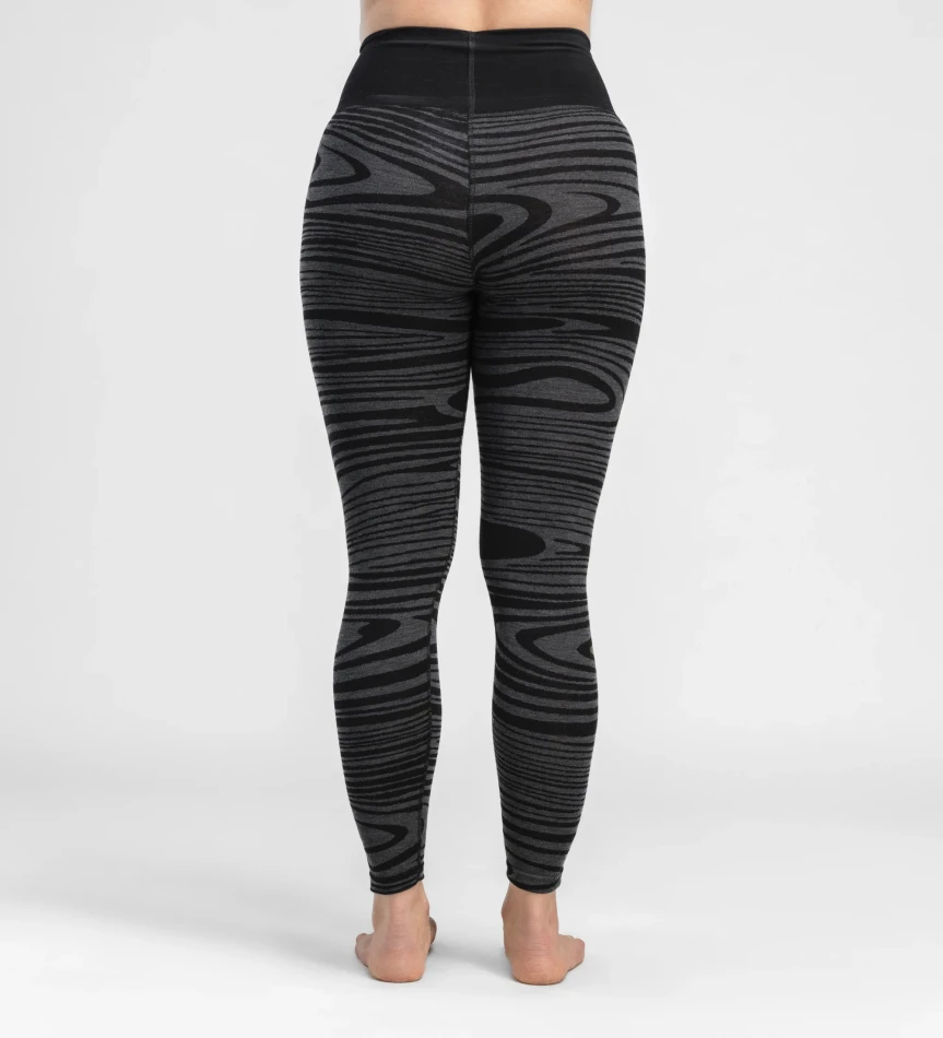 Aclima WarmWool Longs High Waist W, kolor: 422 - Black Motion