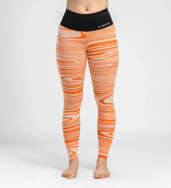 Aclima WarmWool Longs High Waist W, kolor: 423 - Signature Motion