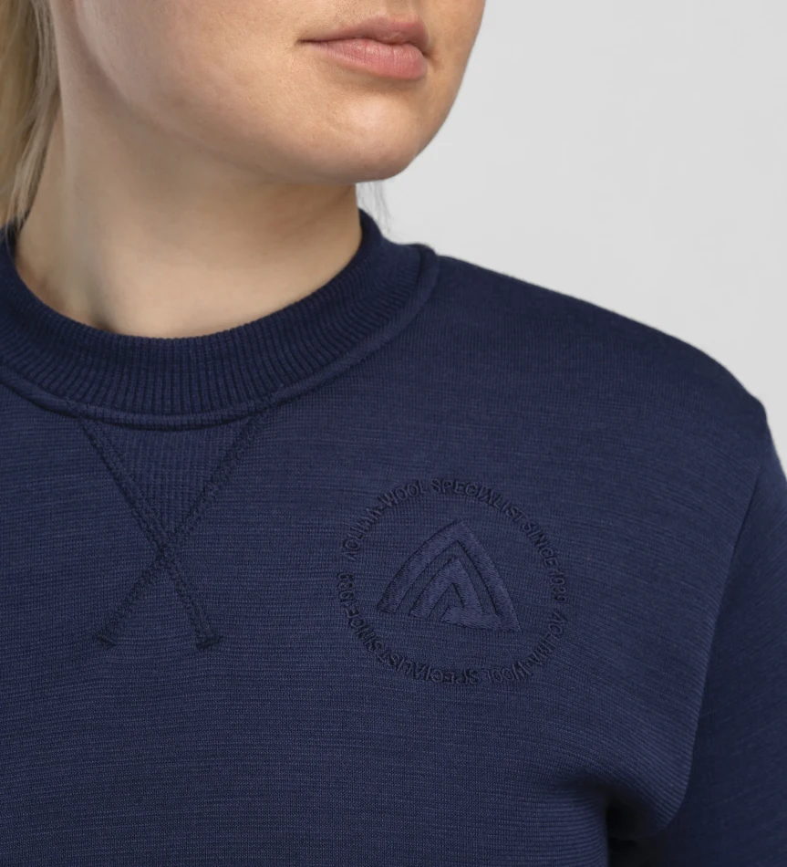 Aclima FleeceWool V2 Crewneck W, kolor: 232 - Navy Blazer