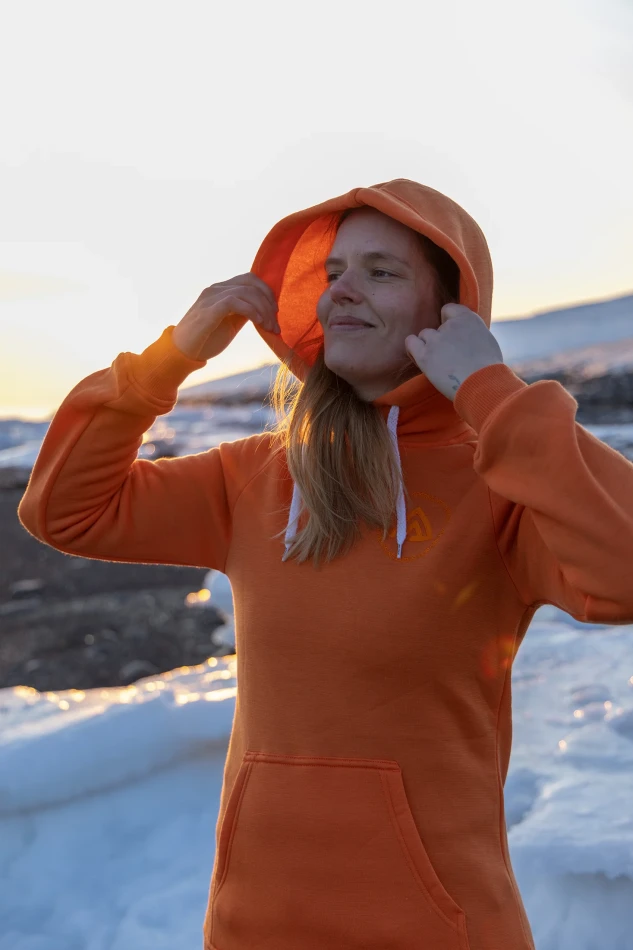 Aclima FleeceWool V2 Hoodie W, kolor: 330 - Orange Tiger