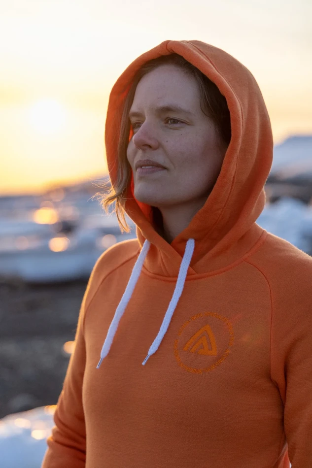 Aclima FleeceWool V2 Hoodie W, kolor: 330 - Orange Tiger