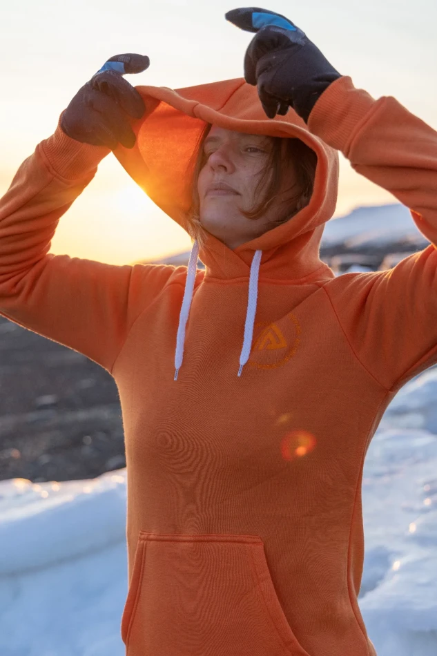 Aclima FleeceWool V2 Hoodie W, kolor: 330 - Orange Tiger