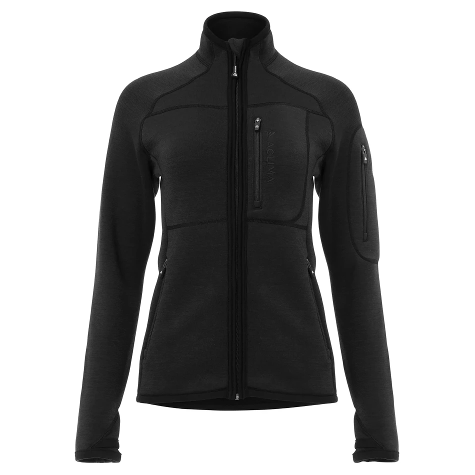 Aclima FleeceWool V2 Jacket W, kolor: 123 - Jet Black