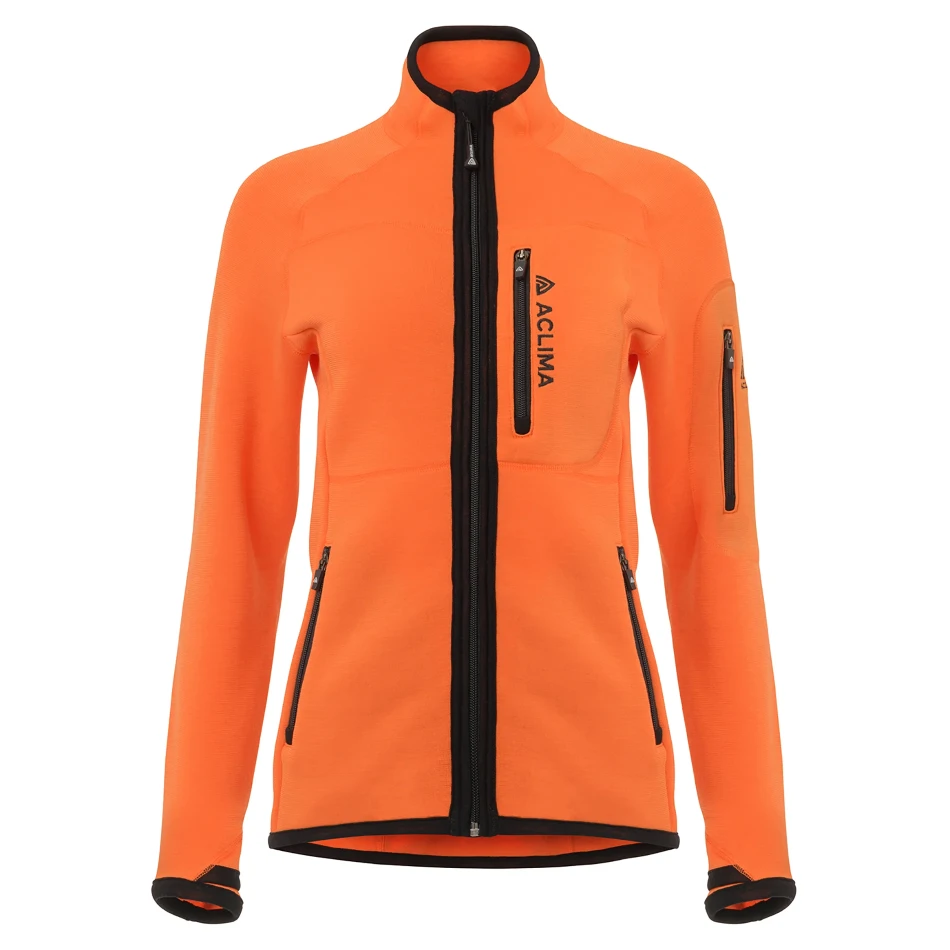 Aclima FleeceWool V2 Jacket W, kolor: 330 - Orange Tiger