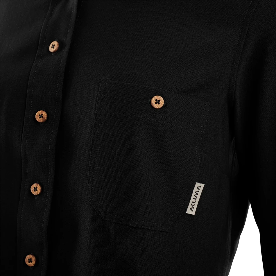 Aclima LeisureWool Woven Woolshirt W, kolor: 123 - Jet Black
