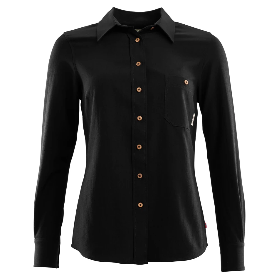 Aclima LeisureWool Woven Woolshirt W, kolor: 123 - Jet Black