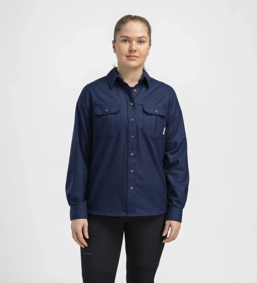 Aclima ReBorn Woolshirt W, kolor: 305 - Navy Melange
