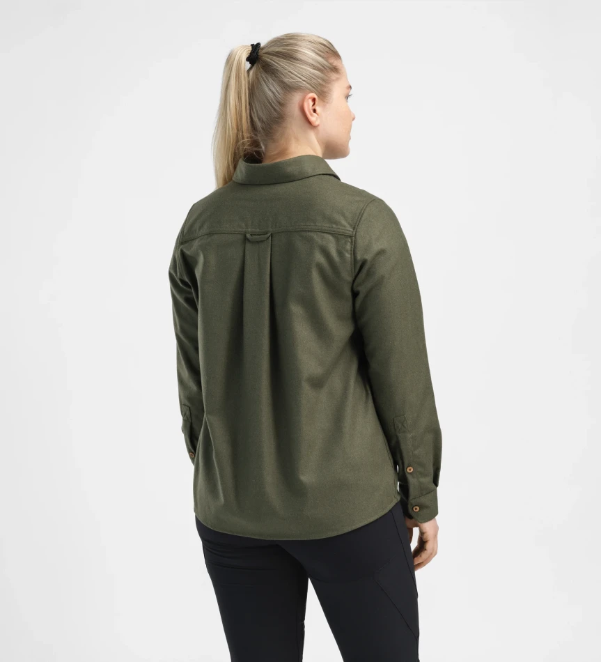 Aclima ReBorn Woolshirt W, kolor: 312 - Olive Melange