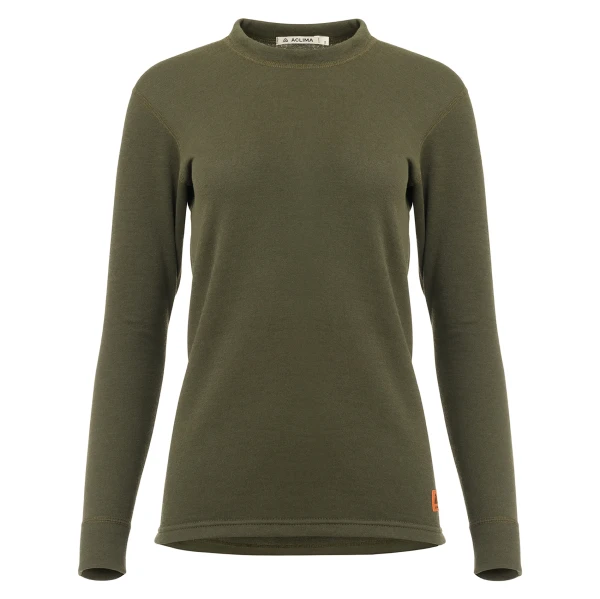 Aclima WoolTerry Crewneck W, kolor: 60 - Olive Night