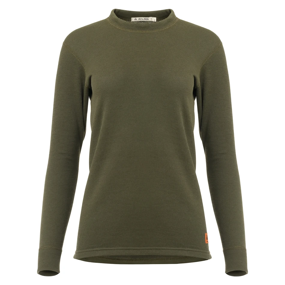 Aclima WoolTerry Crewneck W, kolor: 60 - Olive Night