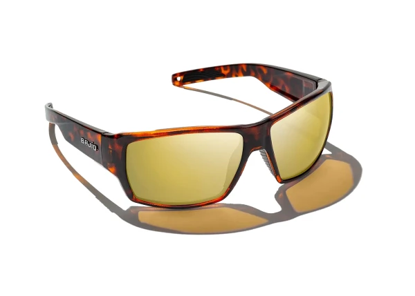 Dark Tortoise Matte Yellow Mirror Glass