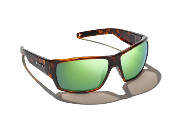 Dark Tortoise Matte Green Mirror Glass